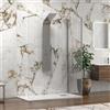 KAMALU Doccia walk-in ad angolo 70x140cm vetro 8mm KW4000