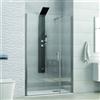 KAMALU Porta battente doccia nicchia 110cm KS5000