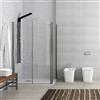 KAMALU Box doccia angolare 70x140 cm apertura saloon KS2800-SSN