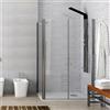 KAMALU Box doccia 80x140 angolare apertura saloon KS2800-SSN