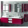 KAMALU Composizione bagno 175cm sospesa, composta da mobile, due specchi e 2 pensili SP-175B