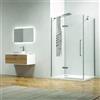 KAMALU Box doccia 120x70 anta battente vetro anticalcare 8mm altezza 200h KT5000