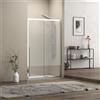 KAMALU Porta doccia nicchia 120cm scorrevole vetro 8mm altezza 200h | KEL4000