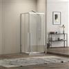 KAMALU Box doccia angolo 90x70 cm doppio scorrevole vetro 8mm altezza 200h | KEL1000