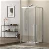 KAMALU Box doccia angolo 70x100 cm doppio scorrevole vetro 8mm altezza 200h | KEL1000
