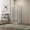 KAMALU Box doccia 70x110 cm angolare doppio scorrevole vetro 8mm altezza 200h | KEL1000
