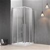 KAMALU Box doccia 80x120 doppio scorrevole altezza 200 h vetro 8mm | KSA1000