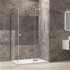 KAMALU Box doccia 70x120 senza telaio scorrevole 120 fisso 70 cm | KNM4000W-C