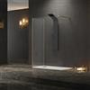 KAMALU Box doccia angolare walk-in 80x120 cm profilo oro | KW4000G