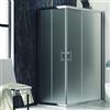 KAMALU Box doccia 90x70 cm angolare cristallo satinato KF1000