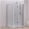 KAMALU Box doccia 70x70 cm apertura soffietto e lato fisso | KS7000