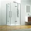 KAMALU Box doccia angolo 80x80 ante battenti vetro anticalcare KT1000