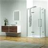 KAMALU Box doccia 100x80 angolare due ante battenti KT1000