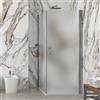 KAMALU Box doccia 70x90 battente vetro satinato altezza 200h | KS2800FAO