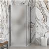 KAMALU Box doccia 90x70 fisso 90 battente 70 vetro satinato altezza 200h | KS2800FAO