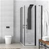 KAMALU Box doccia nero 70x90 doppio battente | KPX1000N