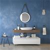KAMALU Composizione bagno 120 cm con mobile a terra e mensolone Oak | KAM-KK1203K