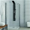 KAMALU Box doccia 70x120 anta battente 70 e fisso 120 cm modello KS2800S