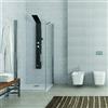 KAMALU Box doccia 80x100 battente 80cm e fisso 100cm modello KS2800S