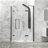 KAMALU Box doccia 70x140 colore gun metal battente | KT1000GM