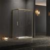 KAMALU Box doccia oro satinato 70x100 doppio scorrevole | KE-1000G