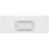 KAMALU Lavabo da incasso o per mobili 140 cm in solid surface | KLIT-1400SS