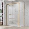 KAMALU Box doccia 70x120 telaio colore oro scorrevole vetro 8mm | KSA5000G