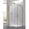 KAMALU Box doccia 70x70cm angolare porte scorrevoli finitura oro| KLA1000R