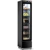 Ristoattrezzature Modello: 125030020383436,Vetrina congelatore refrigerazione statica -18 -20 °C nero 190 lt 43x49x199h cm