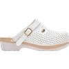 SCHOLL H.F. SHOES ITA. SpA CLOG S/Comf.C/Cint.Bianco 39
