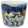 Thomas Joseph Tazza in ceramica Bone China Sheep Design 11 Fl Oz simbolo irlandese regalo di inaugurazione della casa (Ble-ewe-grass)
