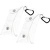 STOBAZA Marsupio Portaoggetti da Esterno in Pvc 2 Pezzi, Borsa Compatta Multifunzione Facile da Trovare per Attività Outdoor e Casa