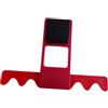Homyl Porta Stecche Biliardo Organizzatore Supporto Alloggiamento Elegante Compatto Piega Rapida in Lega Alluminio PU Perfetto per Gruppi Adulti Gioco Inter, Rosso Nero