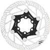 Generico Compatibile con rotore for Bicicletta flottante a 6 bulloni IIIPRO, Disco Freno da 140/160/180/203 mm for Bici da Strada e Mountain Bike,Componenti(Model1 140-BLACK)
