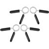 NIYANGLE Collari a Molla per Bilanciere 25mm in Set 4, Clip per Barre Manubri con Funzione Antiscivolo per Palestra e Sollevamento Pesi