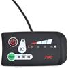 Tsophreniq Misuratore potenza per bici elettrica Pannello display impermeabile 790 Pannello LED con alloggiamento in ABS per ciclismo Lcd per biciclette elettriche