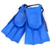 Garpotic Pinne da nuoto regolabili per bambini, con tacco aperto, design in PVC, fondo antiscivolo, forma aerodinamica, diversi colori, 14-185 cm, per snorkeling e immersioni in piscina (blu)