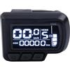 Oceanlend E-bike Lcd Display Pannello di Controllo Per Bicicletta Elettrica E Scooter 24v 36v 48v Con Connettore 6pin Schermo Nero Mostrando Velocità Potenza Livello Batteria