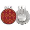 no/no Thailandia en rosso decorativo modello Golf Ball Marker cappello Cap Clip smalto magnetico