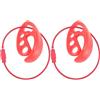 Mikikit Clip Portatile 2 per Dischi Volanti Rosso in Plastica e Metallo, Accessorio Compatto per Porta e Quotidiano Outdoor
