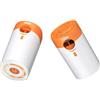 Auratrove Pompa ad aria elettrica portatile, gonfiatore rapido con manometro, per materasso, piscina, barca, giallo, per esterni, per mini 12 x 10 x 8 cm