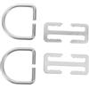 Zerodeko 2 Set Cintura da Immersione con Anelli per Pesi Fissaggi per Cintura di Zavorra Resistente per attività Subacquee