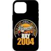 Jahrgang 2004 22. Geburtstag Awesome Custodia per iPhone 16 Pro Max Grande da luglio 2004 22° compleanno frase 22 anni