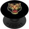 generic Design con testa di tigre ruggente e feroce PopSockets PopGrip Adesivo