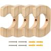 Generic Supporto per kayak, salva-spazio, antigraffio, in legno, per kayak, garage, barca, soggiorno, balcone, esterno e interno