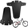 Generic Parafanghi per mountain bike, 24 cm, anteriore e posteriore, pieghevoli per bicicletta, per bicicletta in polipropilene, per pendolarismo su strada, fitness, viaggi