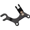 Buxuaaaa Adattatore per freno a disco in acciaio inox, converte biciclette standard in sistemi di freni a disco, diametro interno 22 mm/32 mm, staffe aggiornate