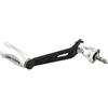 Gettimore Manico per mulinello da pesca in fibra di carbonio per Shimano Stella Stradic Complex F4 F6 Twin Power Cardif 70 mm di lunghezza con 2 cuscinetti argento