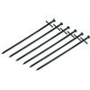 Campiro® Picchetti a croce, 23 cm, per tenda, gazebo, veranda, anche per rocce, 12 pezzi