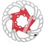 Generico Compatibile con rotore for Bicicletta flottante a 6 bulloni IIIPRO, Disco Freno da 140/160/180/203 mm for Bici da Strada e Mountain Bike,Componenti(Model2 140-RED)
